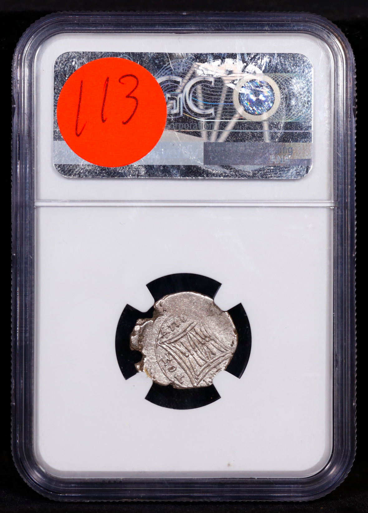 Illyria Apollonia 2nd-1st Centuries BC AR Drachm obv cow suckling calf rv stellate patterns NGC Ch XF