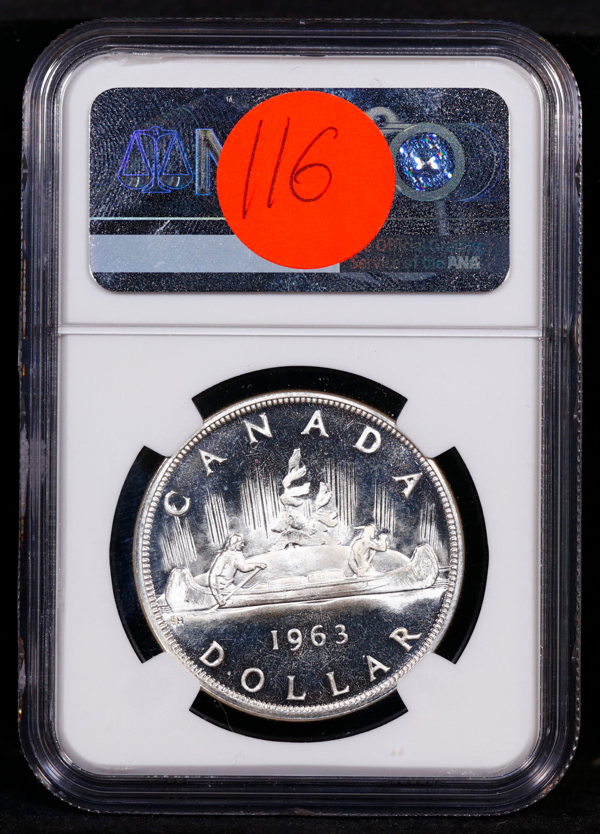 1963 Canada Silver Dollar S$1 NGC PL64 Cameo