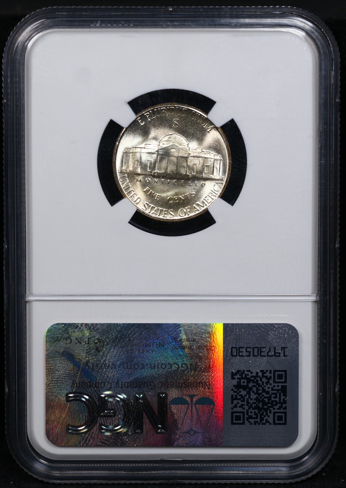 1943-S Jefferson Nickel 5c MS66 NGC