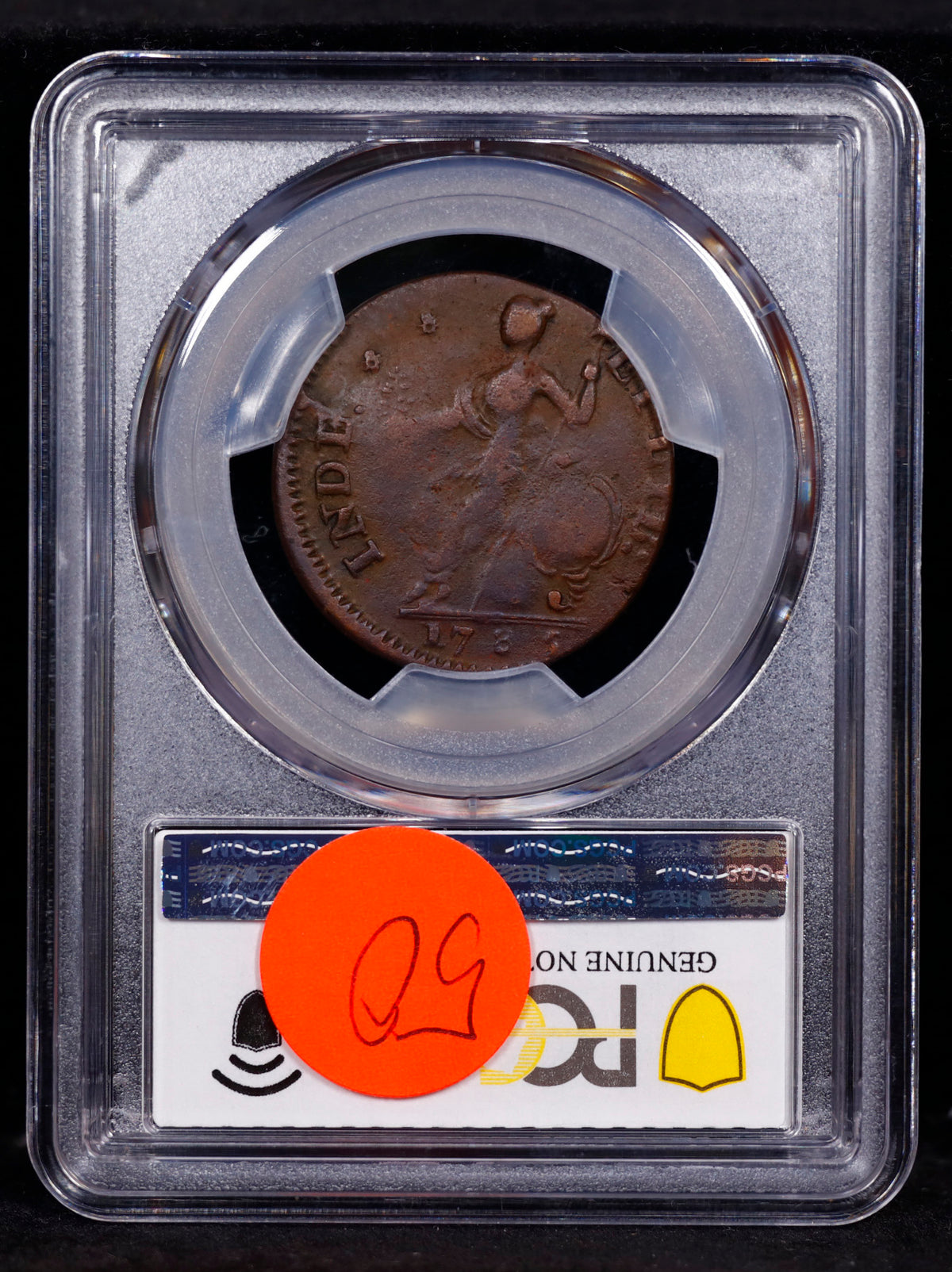 1785 CT Connecticut 1/P Bust Right VF Detail