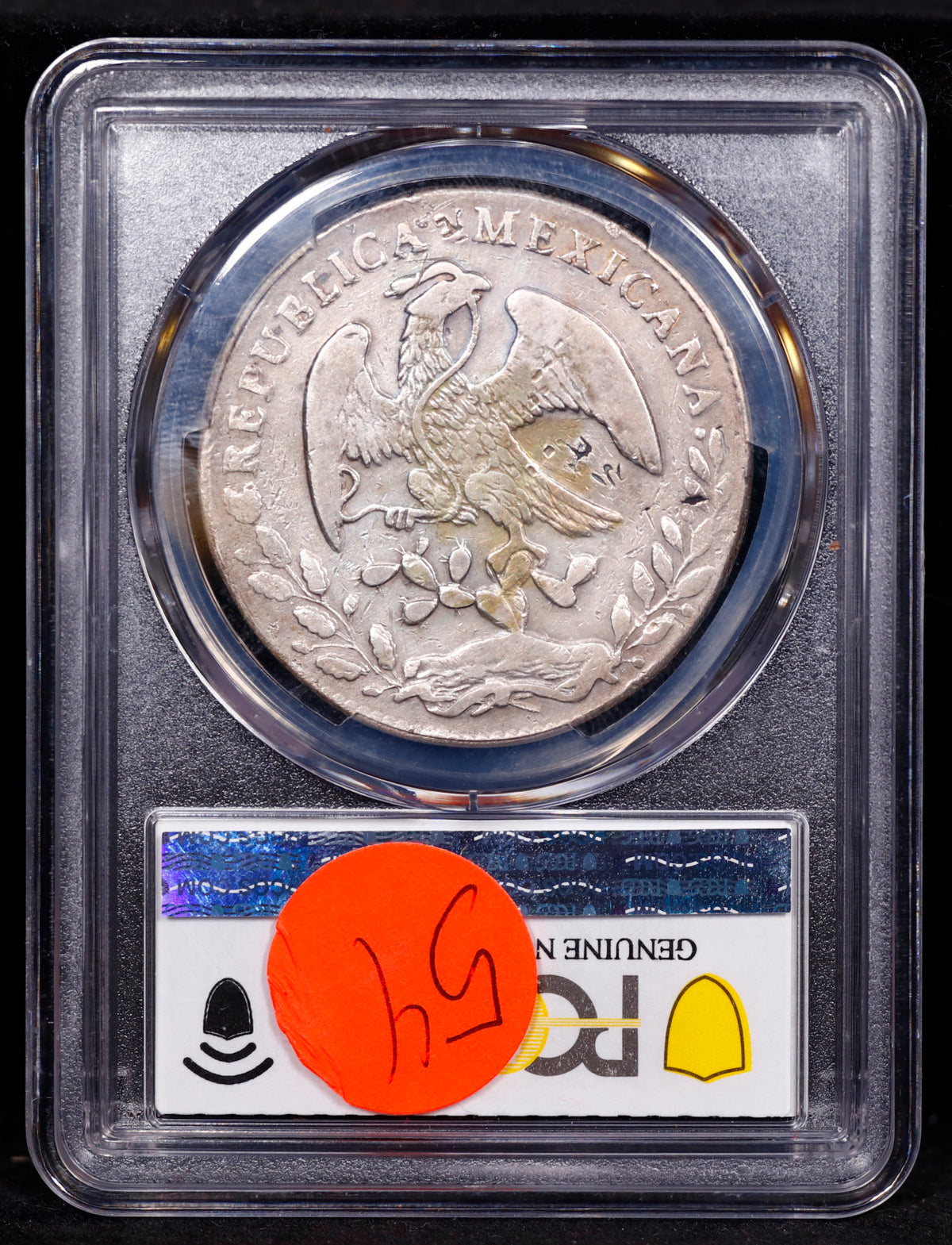 1880-Pi MH Mexico 8R Real PCGS XF Detail-Chop Mark Pi69