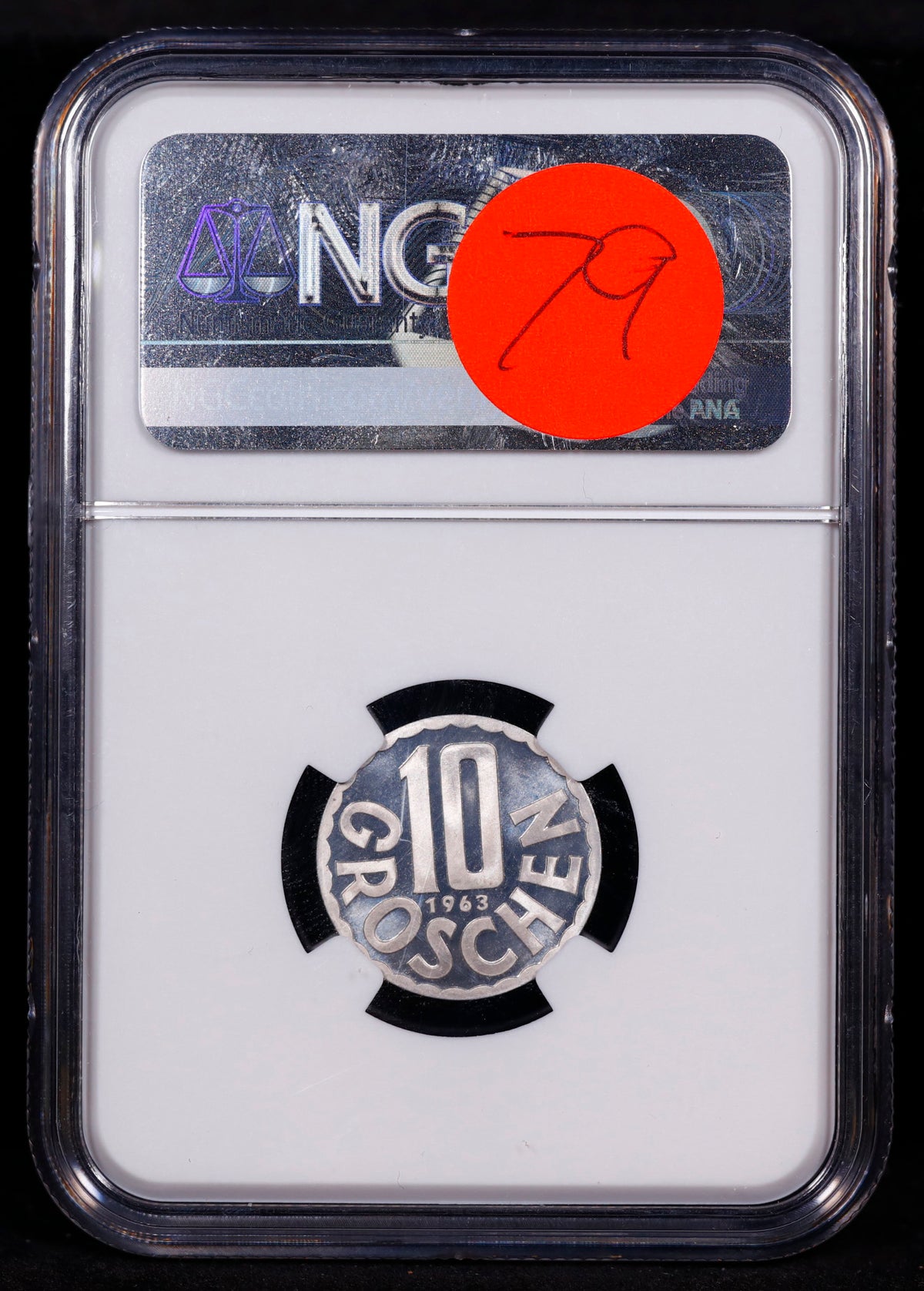 TOP POP! 1963 Austria 10G Groschen NGC Proof 67 Ultra Cameo TOP POP