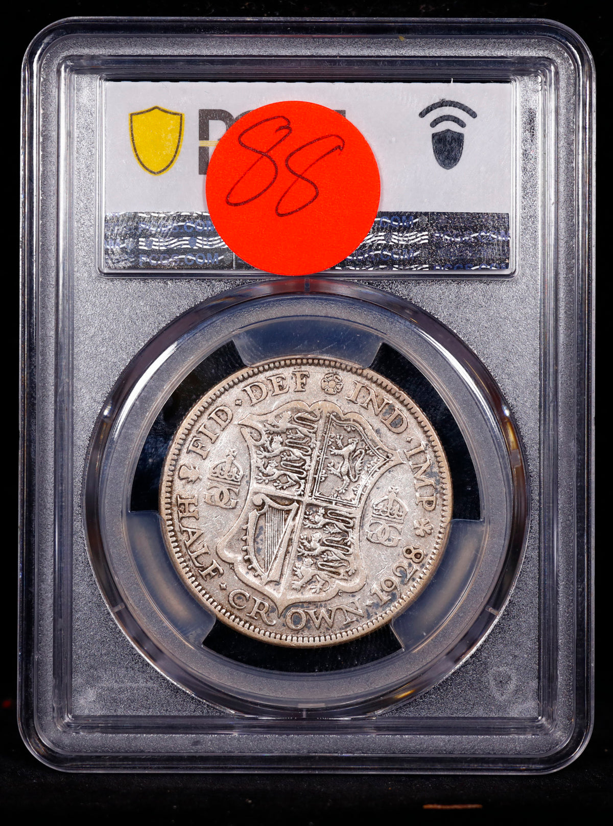 1928 Great Britain 1/2 Crown PCGS VF25